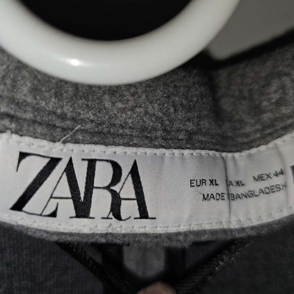 ZARA Men's Long Coat (4 Way Coat) Gray Size XLarge - Picture 2 of 5